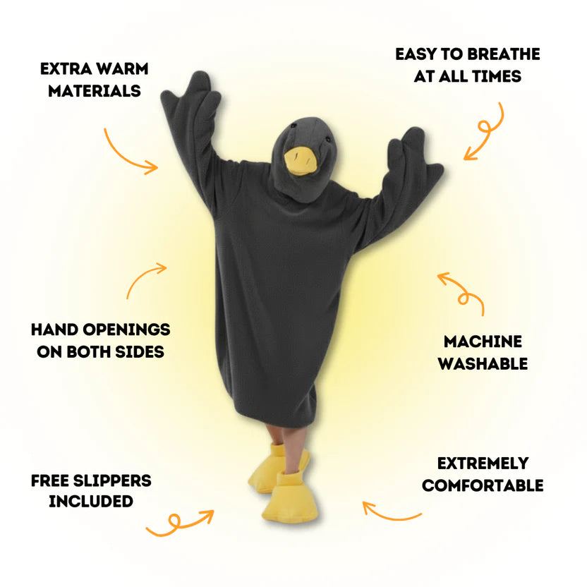 QuackMates™ – Viral Duck Pajama Hoodie